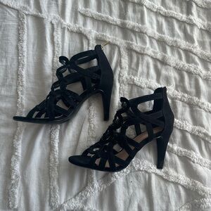 Kelly and Katie black heels